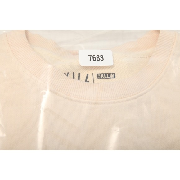 Kill Crew Sweatshirt Mens Medium Beige Porrada Series Wolf Graphic Crewneck - Picture 13 of 13